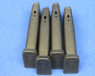 Lot 190. Four Ruger 10-round, SR45 magazines