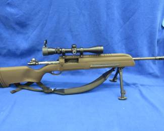 Lot 231. Mauser K98 bolt-action 8mm rifle with synthetic stock and a soft case. S/N: 2010294