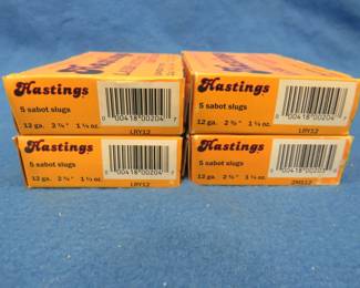 Lot 98. 20 Hastings 12-gauge 2 3/4" sabot slugs
