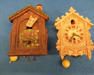 Lot 187. Two vintage Lux clocks for parts or repair