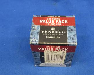 Lot 277. 525 Federal .22 LR rounds