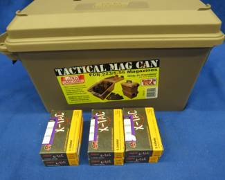 Lot 276. 120 PMC .223 rounds with an MTM "Tactical Mag Can"