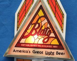 Lot 36. Blatz sign. Works.