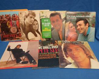 Lot 237. Seven LPs including The Beatles Sgt. Peppers Lonely Hearts Club Band