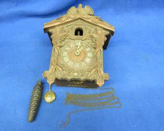 Lot 115. Old cuckoo clock for parts or repair