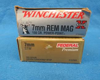 Lot 388. Forty 7mm Rem. Mag.