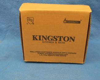 Lot 270. NIB Kingston showerhead and mixing valve