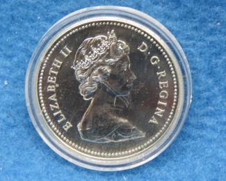 Lot 240. 1976 Canadian proof 50% silver dollar