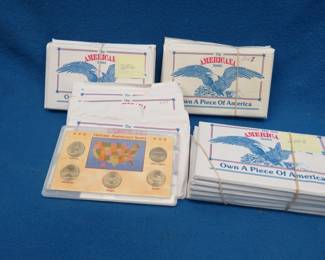Lot 42. Four 2005, 2006, 2007, and six 2008 state quarter sets. Each set has five quarters. 90 total