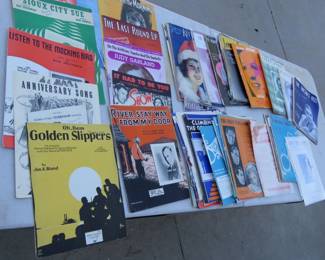 Lot 152. Vintage sheet music