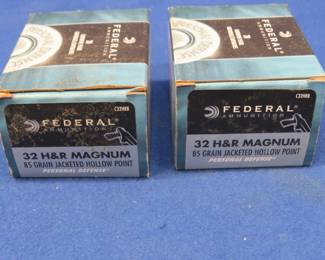 Lot 322. 40 Federal 32 H&R Magnum rounds