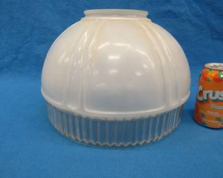 Lot 372. Aladdin Model 12 #616 shade with chip in the fitter as shown