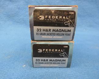 Lot 386. 40 Federal 32 H&R Mag. 85-grain JHP