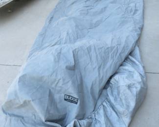 Lot 259. Budge car cover in good condition. Was used on a full size Chrysler New Yorker.