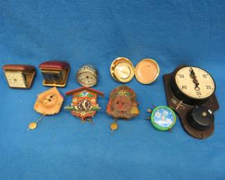 Lot 398. Clocks for parts or repair