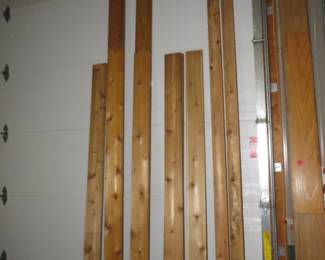 Lot 350. Cedar lumber: 80' 1 x 6 and 30' of 1 x 4