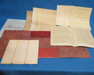 Lot 218. Collectible reprints from the National Archives and Records Administration of George Washington's original papers.