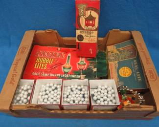 Lot 368. Vintage and modern untested Christmas lights
