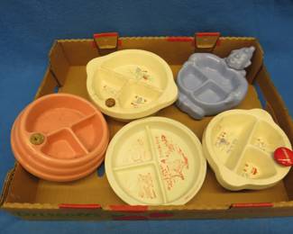 Lot 182. Vintage child's warming dishes