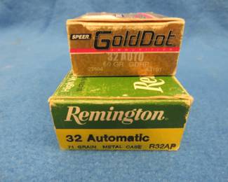 Lot 328. 70 rounds of 32 auto.
