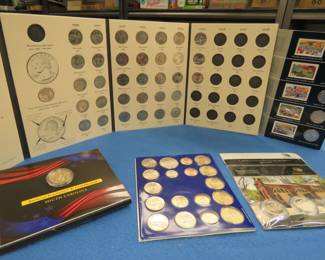 Lot 289. Collectibe state quarters and other coins