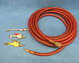 Lot 373. Air hose and accessories
