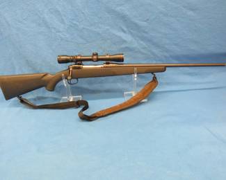 Lot 29. Savage III 270 Win. bolt-action rifle. Ser. #F699827. Includes Simmons 3-9x32 scope and a sling.