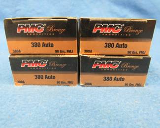 Lot 102. 200 PMC Bronze 380 auto. 90-grain FMJ.