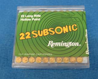 Lot 97. 100 Remington subsonic 22 LR
