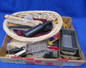 Lot 163. Kitchen items and more