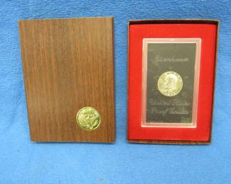 Lot 20. 1973 S Eisenhower proof silver dollar