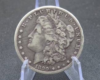 Lot 162. 1899 O Morgan silver dollar
