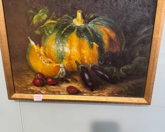 Framed Oil on Canvas