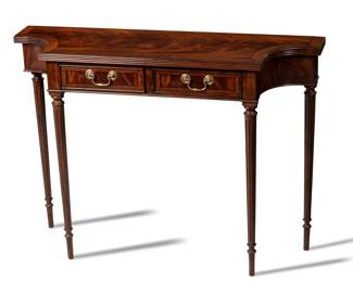 Reproduction Mahogany Console Table 