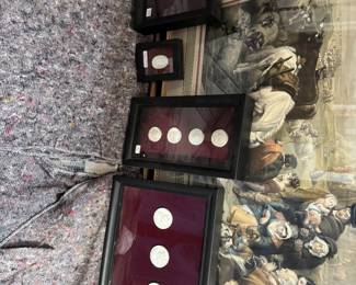 Framed Intaglios - plus loose Intaglios to be framed 