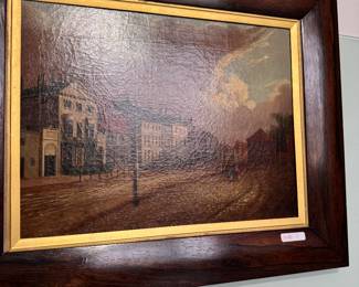 Framed Oil on Canvas 