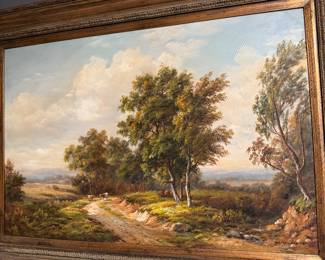 Framed Oil on Canvas 