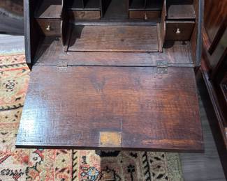 Child Size Drop Front Antique Desk  