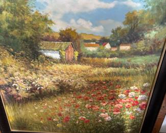 Framed Oil on Canvas 