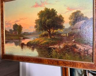 Framed Oil on Canvas 