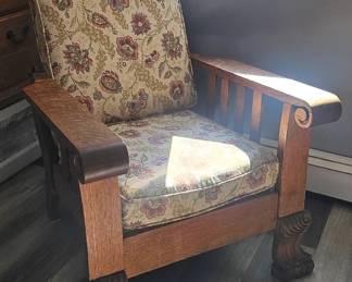 Vintage Morris Reclining Arm Chair