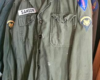Vintage US Army OG 107 Utility Shirt