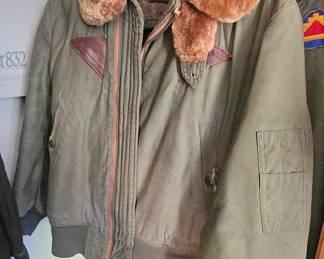 1 of 2 pictures - Vintage Military B-15A Bomber Jacket