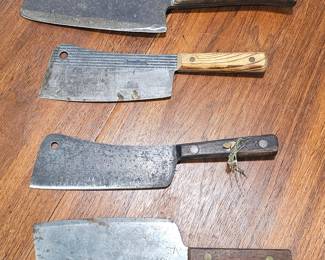 Vintage Butcher Knife Selection