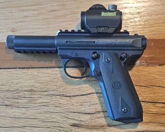 1 of 5 pictures - Ruger 22/45 MK III .22 cal. Handgun with Bushell Scope