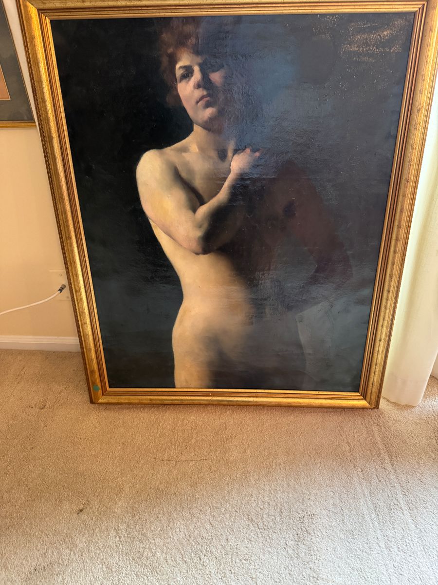 Pierre Louis Poujol ,  3 quarter nude 