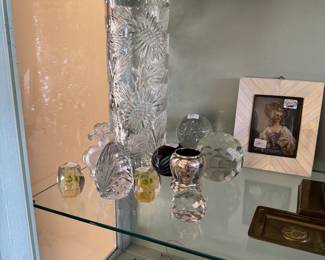 Cut Glass, Inkwells, etc 