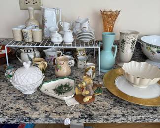 Assorted Miniature Pitchers, Childrens Tea Set, Sake Set 