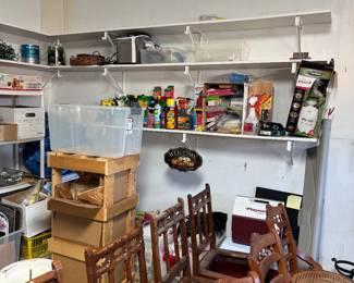 Cleaning, Garden, and more   there is a Washstand White Marble Top in that crate - 