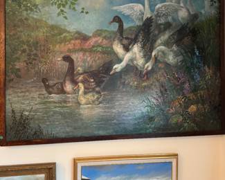 Attributed to:  Constant Artz   Oil on Panel 